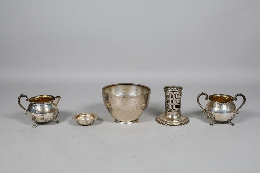 5 PIECES STERLING & 900 SILVER4
