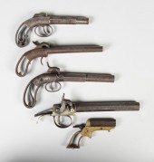5 Pistols Top to bottom: B & S