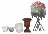 (5) Planters and floral painte