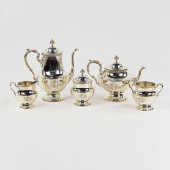 (5) POOLE GEORGIAN PATTERN STE