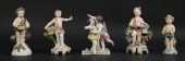 5 PORCELAIN CHERUB FIGURINES5