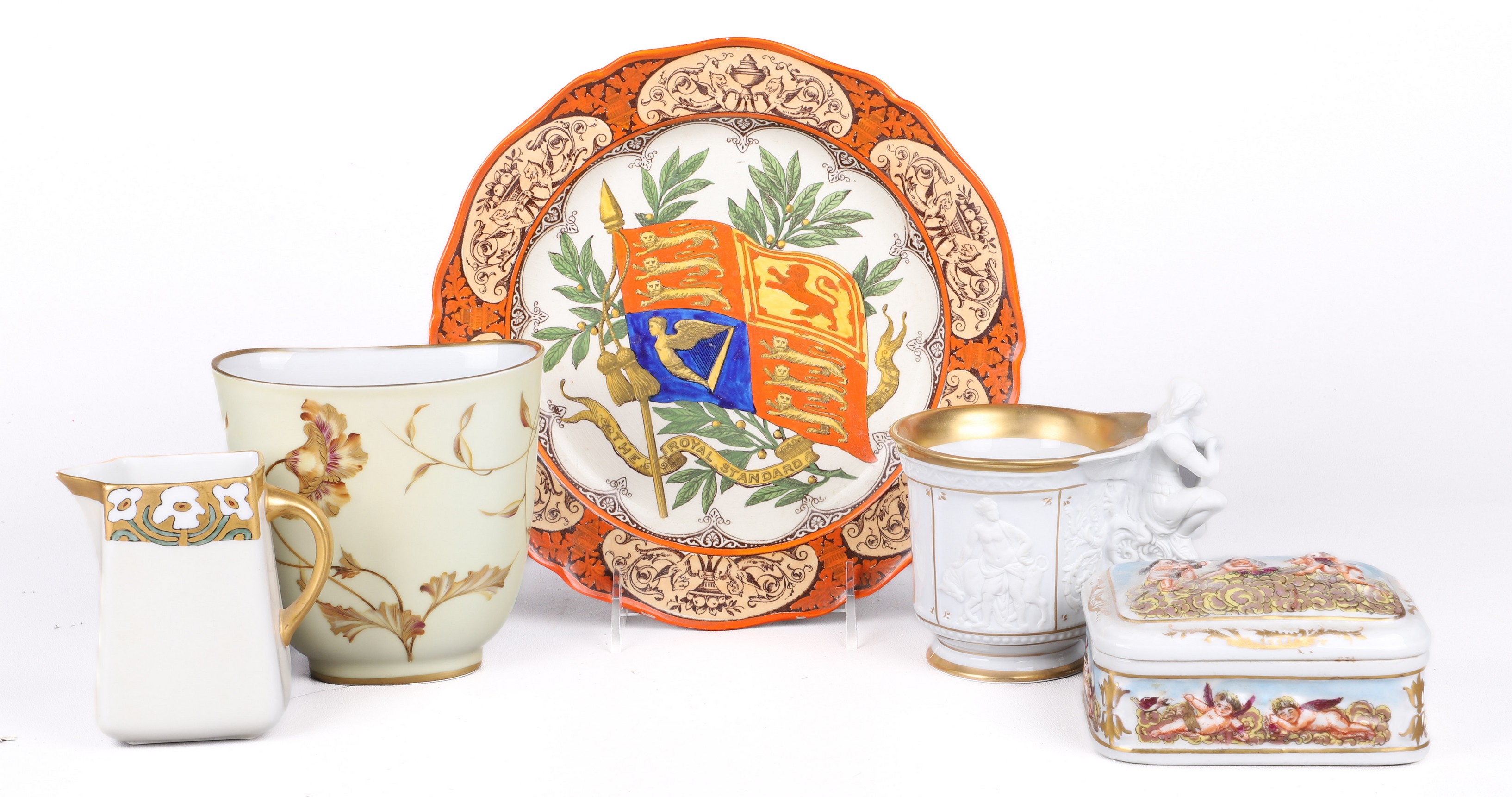 (5) Porcelain pieces to include