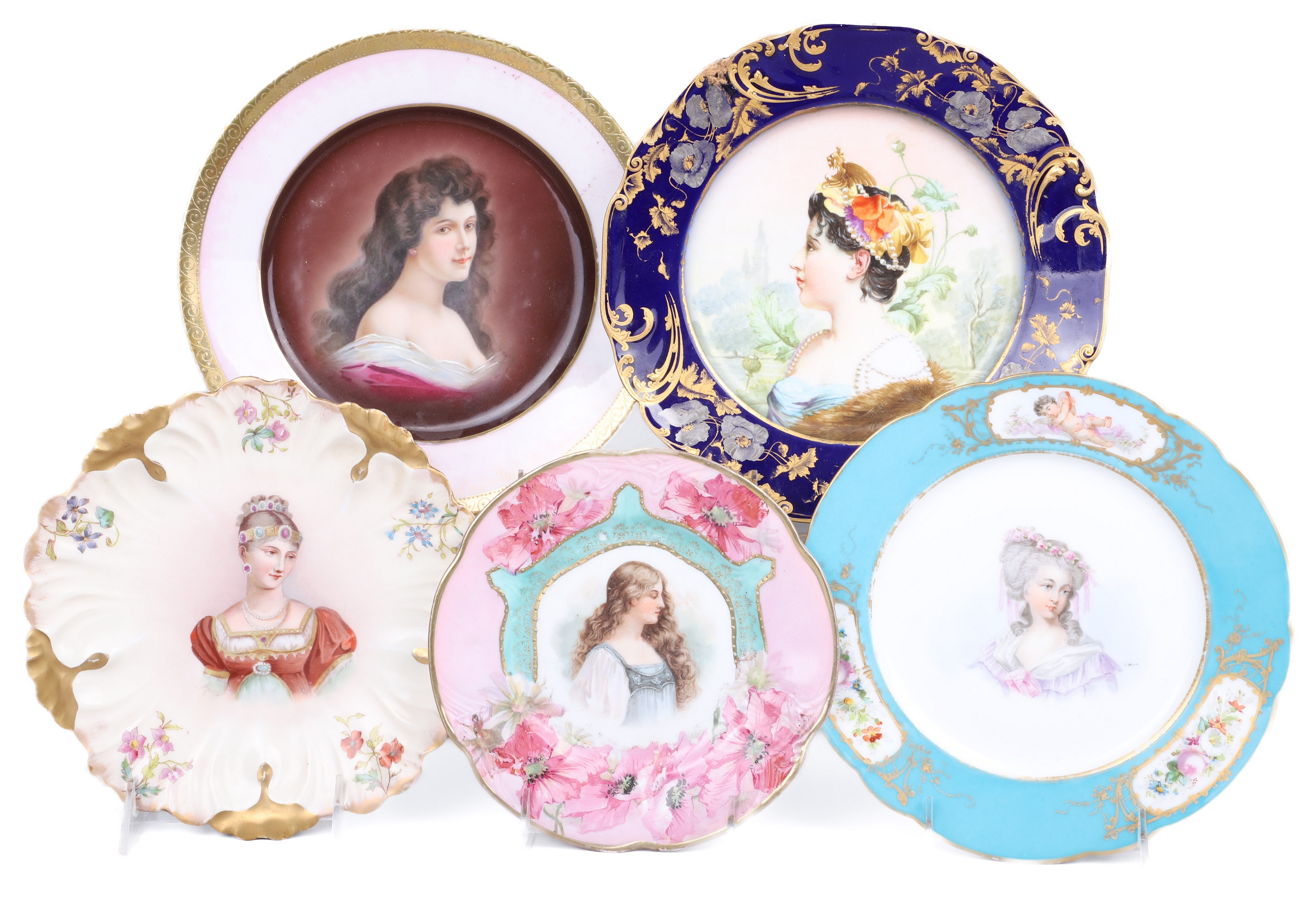 (5) Portrait plates to include Dore