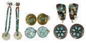 (5 PR) NATIVE AMERICAN TURQUOI