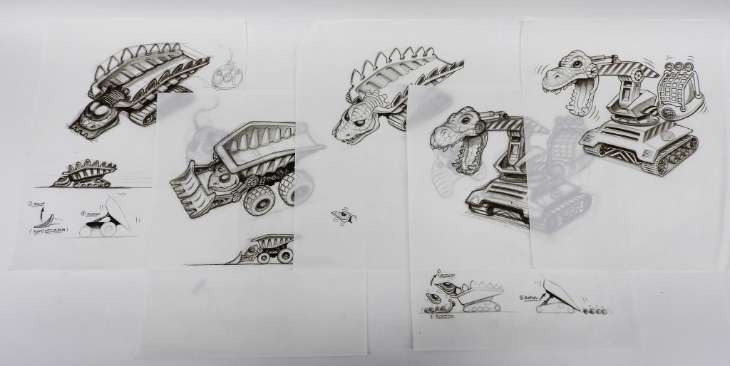 5 PRESKOOL DINOSAUR CONSTRUCTION