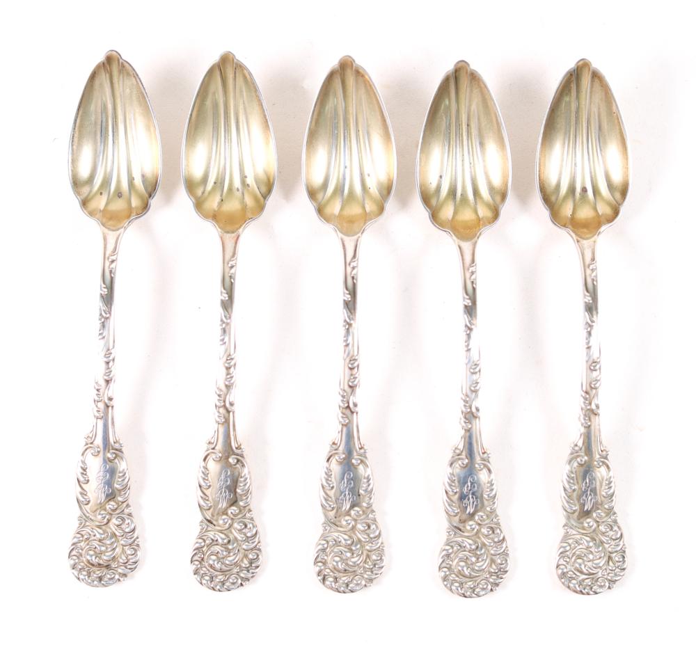 5 REED & BARTON 925 LA REINE