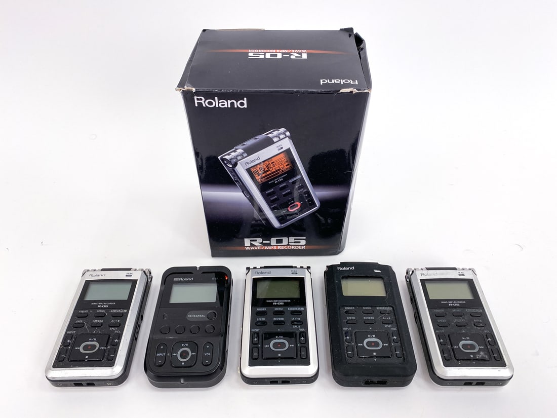 (5) ROLAND MP3 RECORDER
