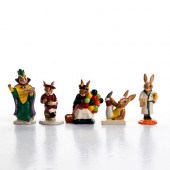 5 ROYAL DOULTON BUNNYKINS FIGU