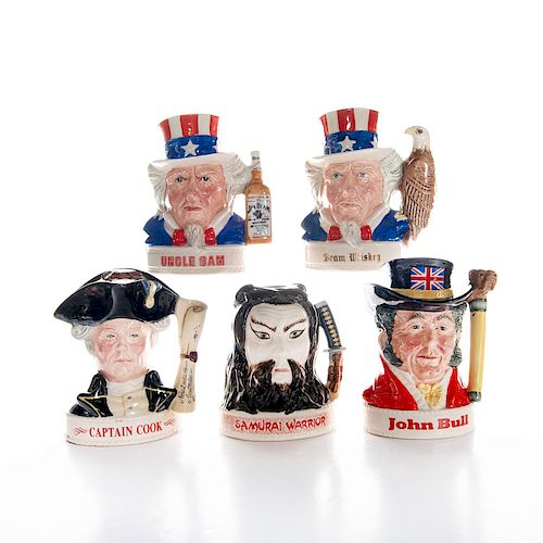 5 ROYAL DOULTON JIM BEAM