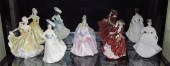 5 ROYAL DOULTON LADY FIGURINES