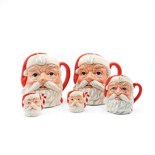 5 ROYAL DOULTON SANTA CLAUS