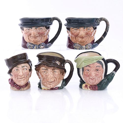 5 ROYAL DOULTON SMALL CHARACTER