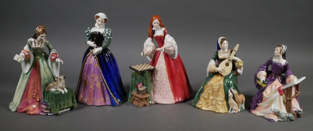 (5) ROYAL DOULTON TUDOR ROSES