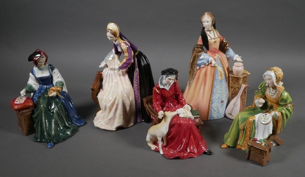 (5) ROYAL DOULTON TUDOR ROSES