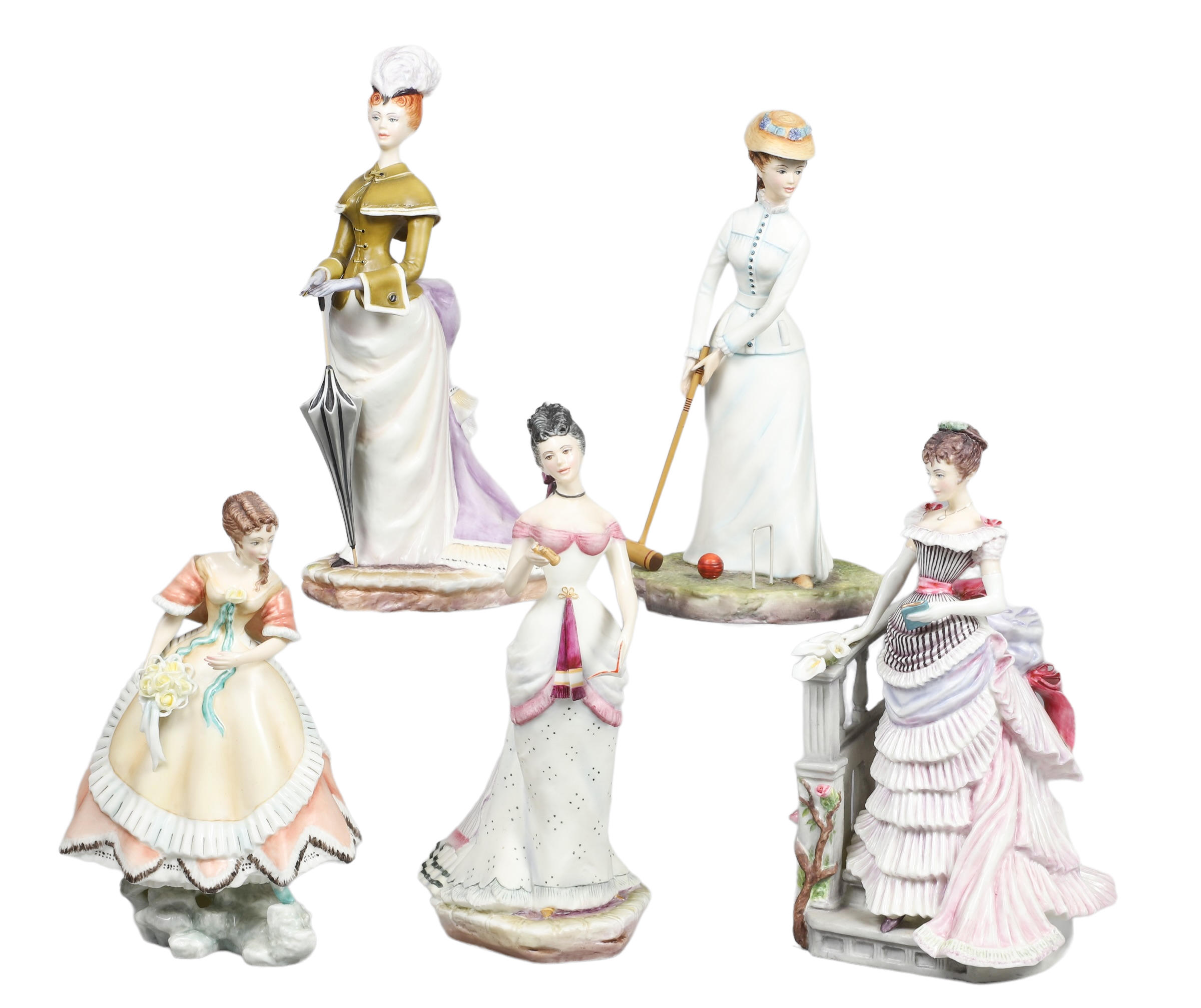 (5) Royal Worcester Victorian