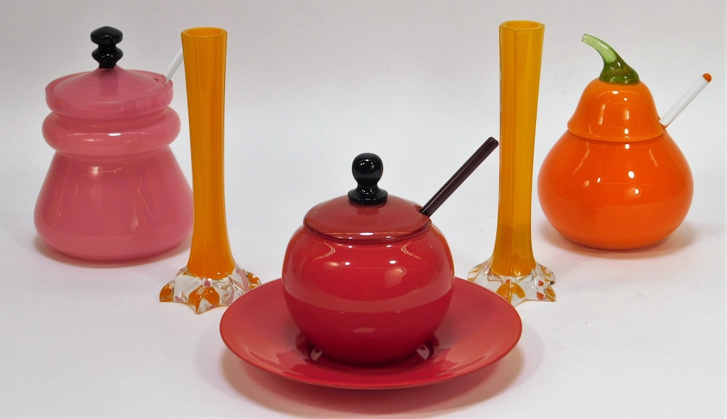 5 RUCKL KRALIK BOHEMIAN ART GLASS