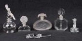 (5) Scent bottles and stopper