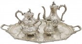 5) SHEFFIELD SILVERPLATE TEA &