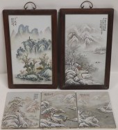 (5) SIGNED CHINESE ENAMEL DECO