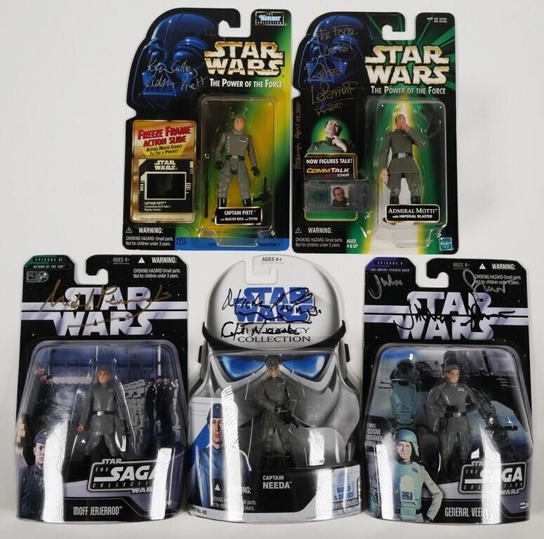 (5) SIGNED STAR WARS ACTION