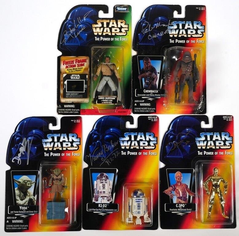 (5) SIGNED STAR WARS ACTION