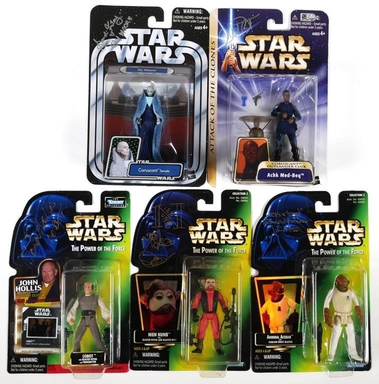 (5) SIGNED STAR WARS ACTION