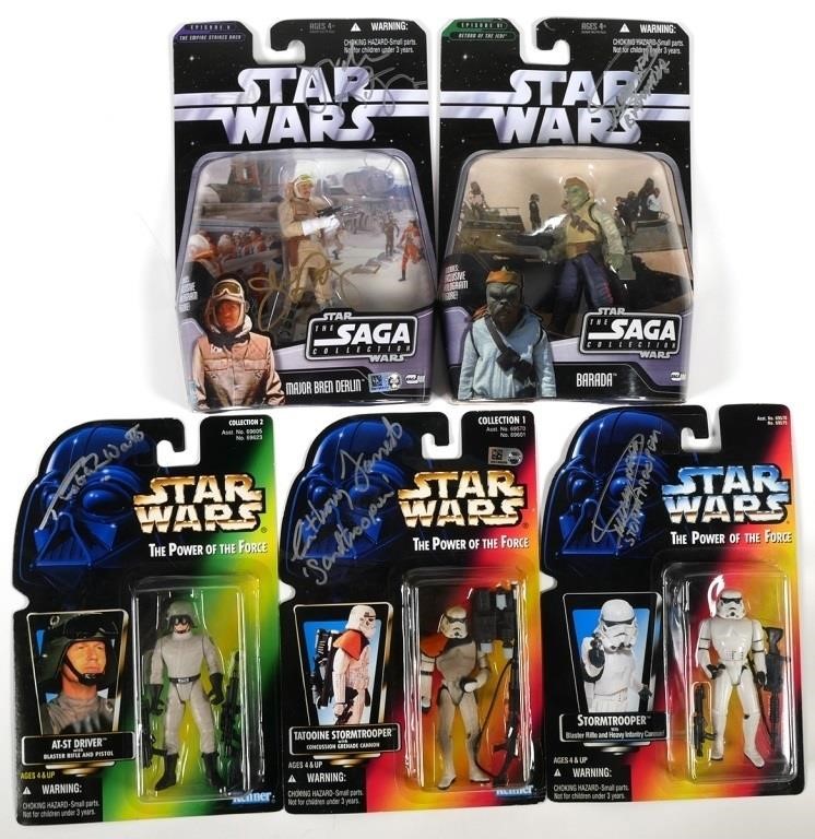 (5) SIGNED STAR WARS ACTION
