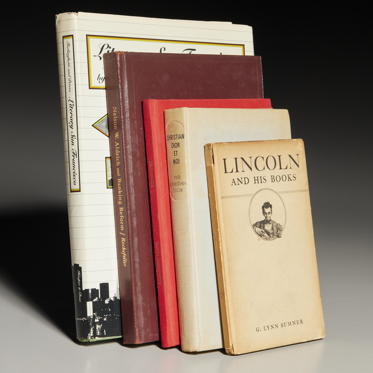 (5) SIGNED VOLS. INCL. ROCKEFELLER,