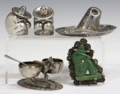 (5) SILVER TABLE ITEMS & ACCES