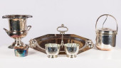 5 SILVERPLATE SERVING ARTICLES