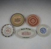 5 small dishes 1930's - 1960's