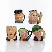 5 SMALL ROYAL DOULTON CHARACTE