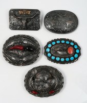 5 SOUTHWEST STYLE STERLING BEL