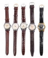 (5) Soviet era wrist watches t
