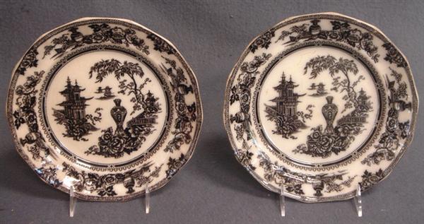 5 Staffordshire dark mulberry