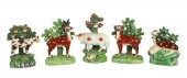 (5) Staffordshire Pearlware Bo