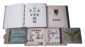 (5) STAMP ALBUMS Including: "L
