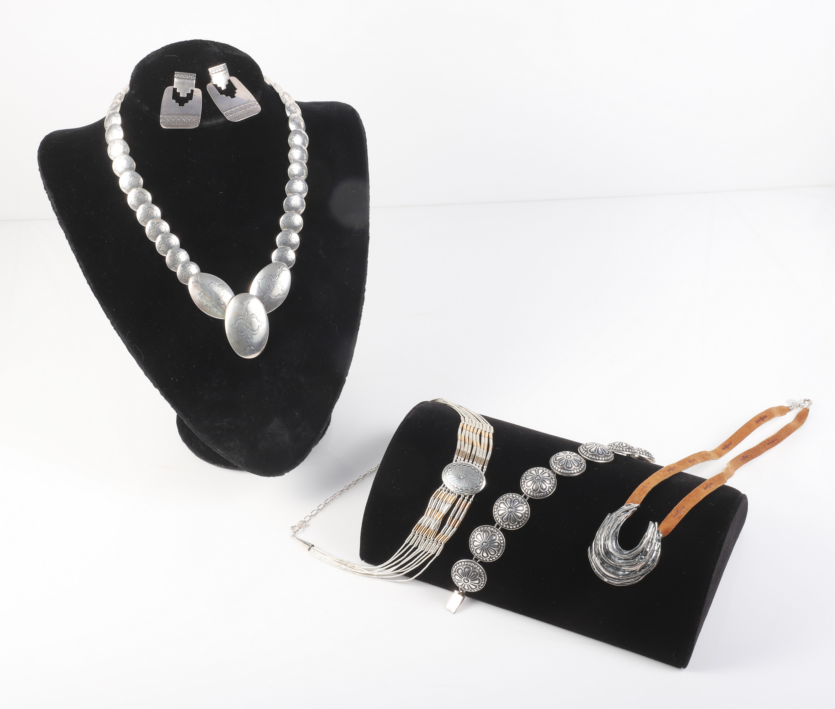 (5) Stamped sterling jewelry