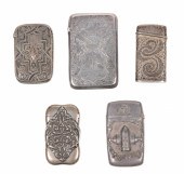 (5) Sterling match cases to in