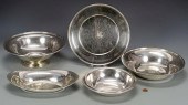 5 STERLING SILVER BOWLS/TRAYSG