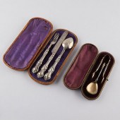 5 STERLING SILVER ENGLISH SERV