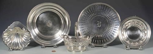 5 STERLING SILVER TABLE ITEMS1st