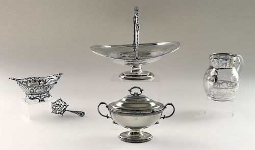 5 STERLING SILVER/SILVER PLATED