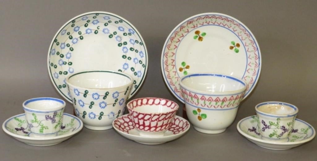 5 STICK SPATTER HANDLELESS CUPS &