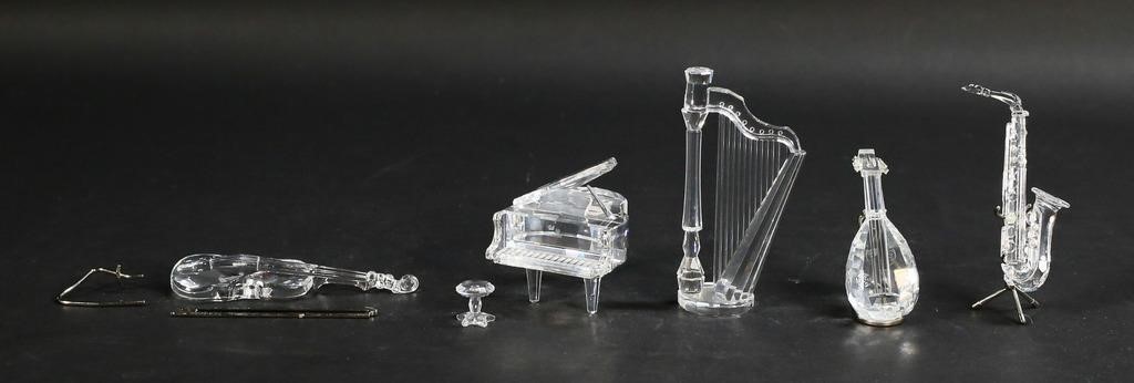 5 SWAROVSKI CRYSTAL FIGURINES