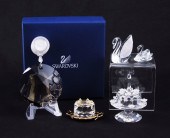 5 SWAROVSKI CRYSTAL FIGURINES: