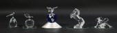 5 SWAROVSKI CRYSTAL FIGURINES5