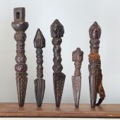(5) TIBETAN WOOD PHURBA/KILA 1