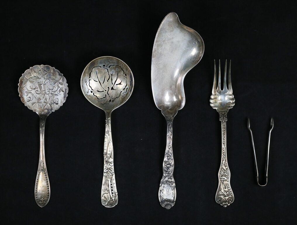 5 TIFFANY & CO. STERLING FLATWARE