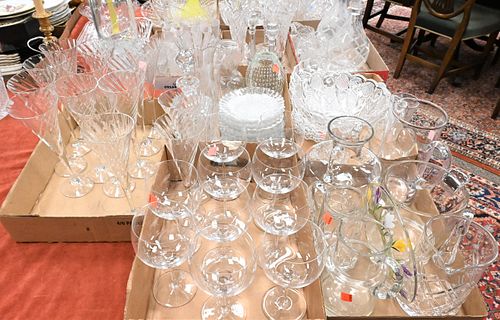 5 TRAY LOTS OF GLASS5 Tray Lots